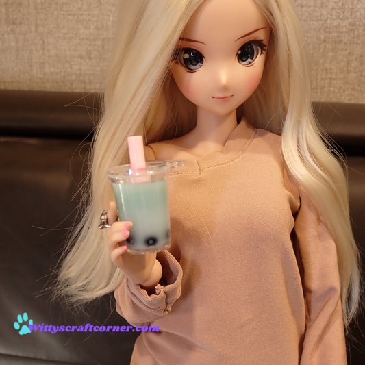 Smart doll Drink Blueberry boba