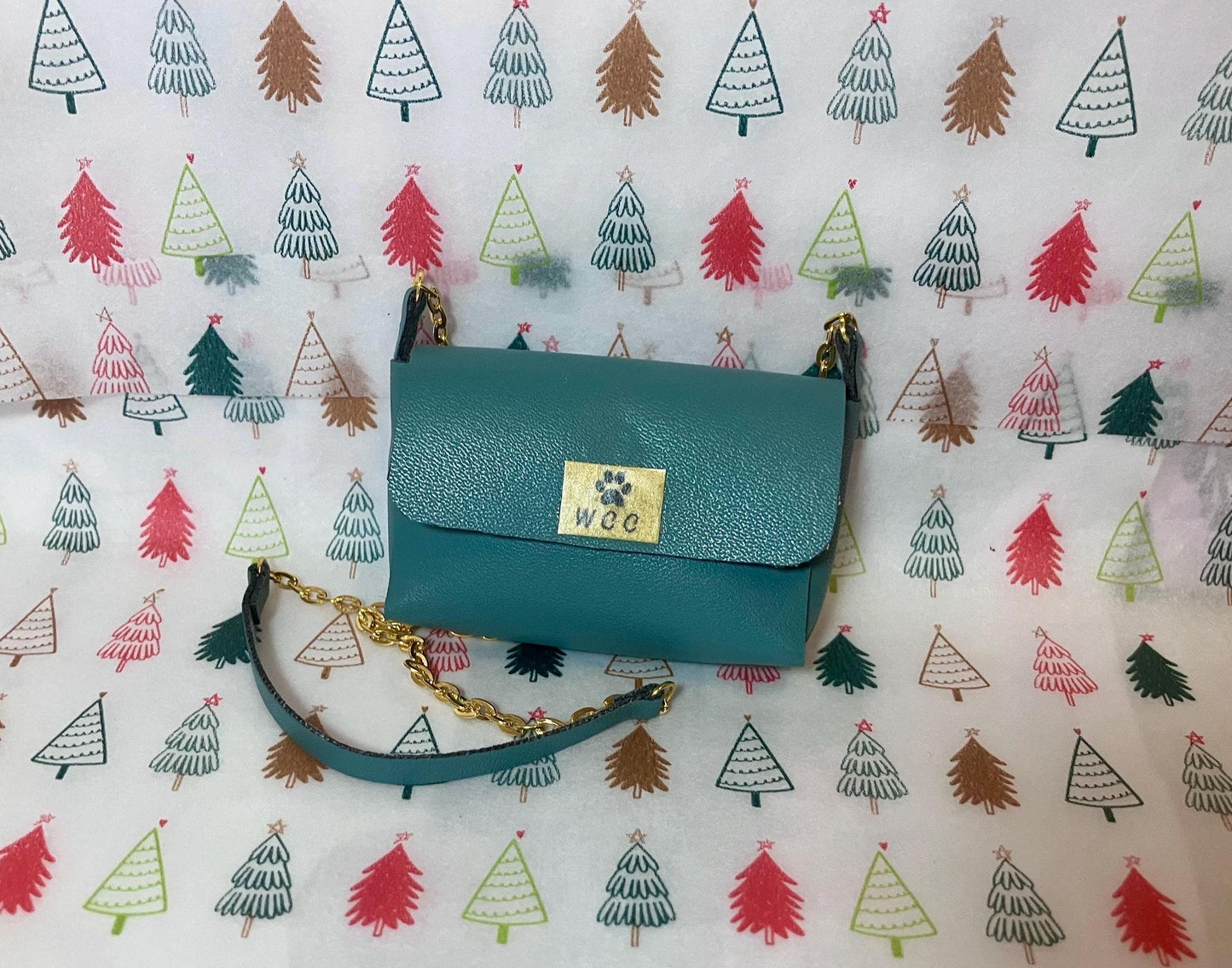 Smart doll purse sage green