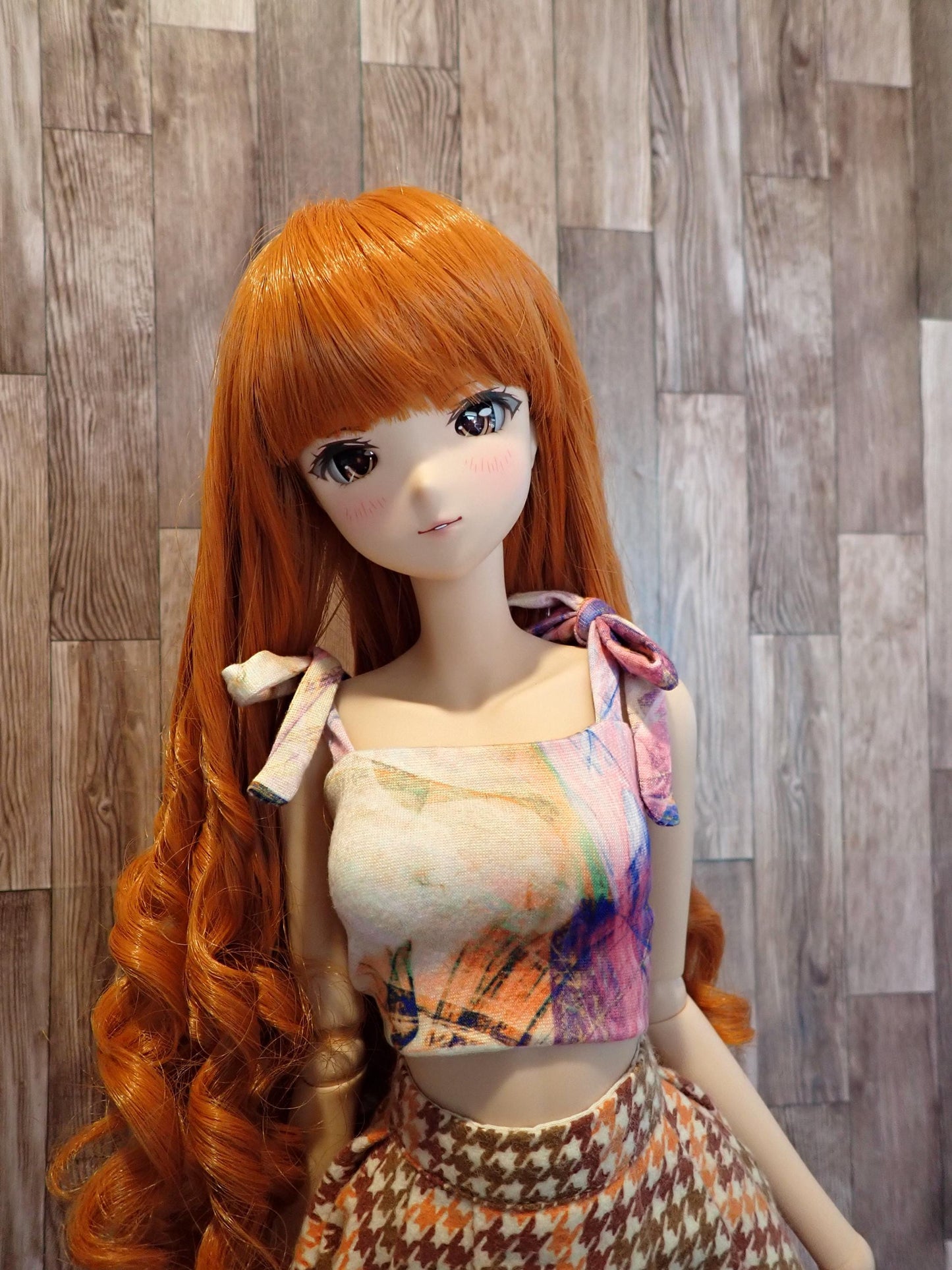 Smart doll Classic Tie strap top colorful swirl