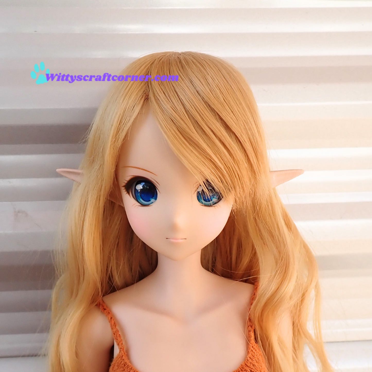 Smart doll elf ears Milk 3D printed