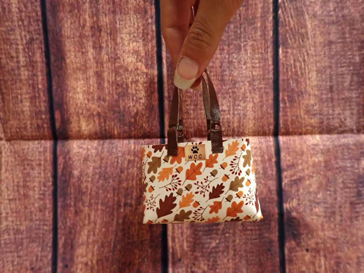 Smart doll fall leaves tote bag