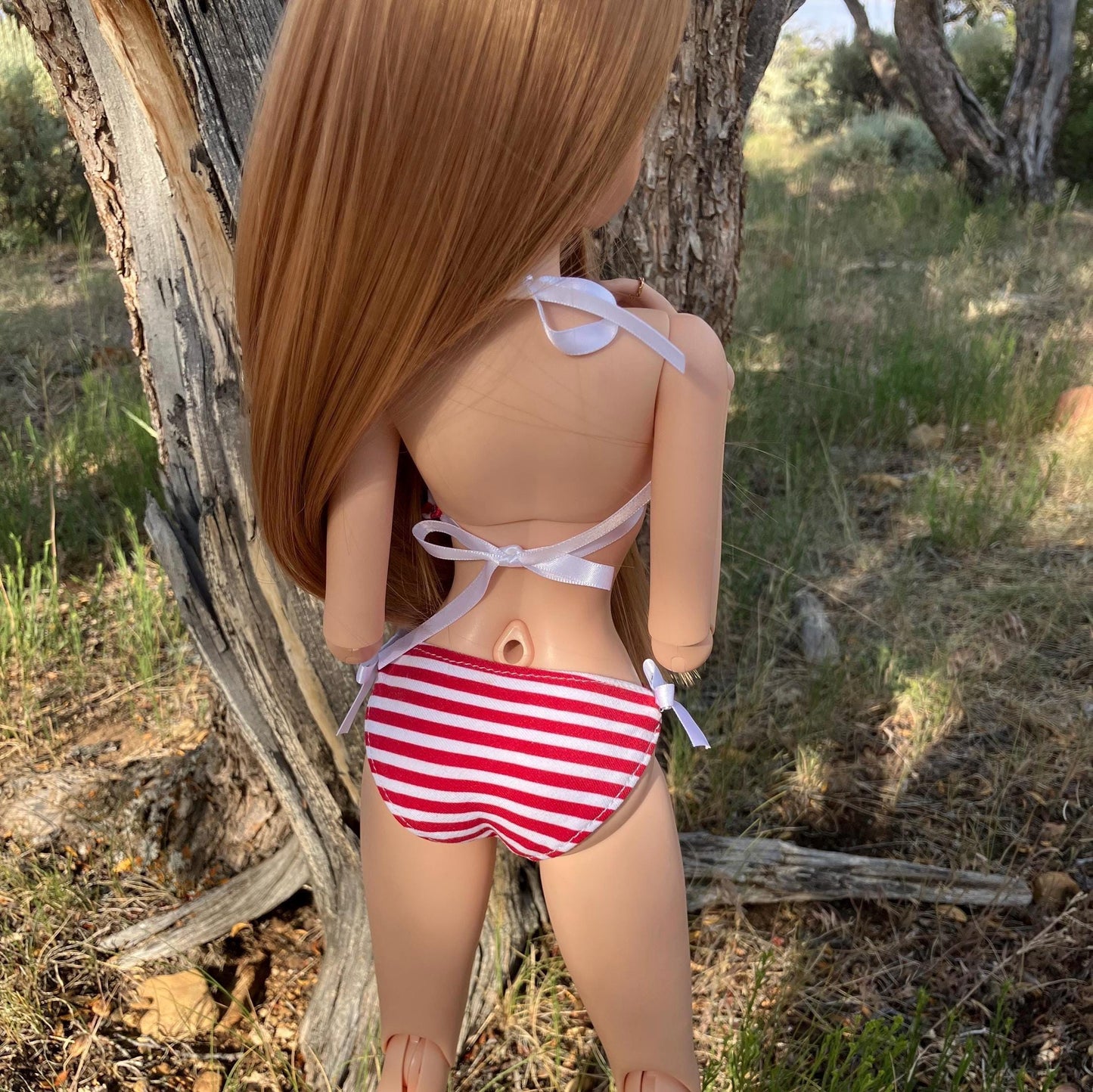 MADE TO ORDER Smart doll Stars and stripes swimsuit bikini triangle bikini