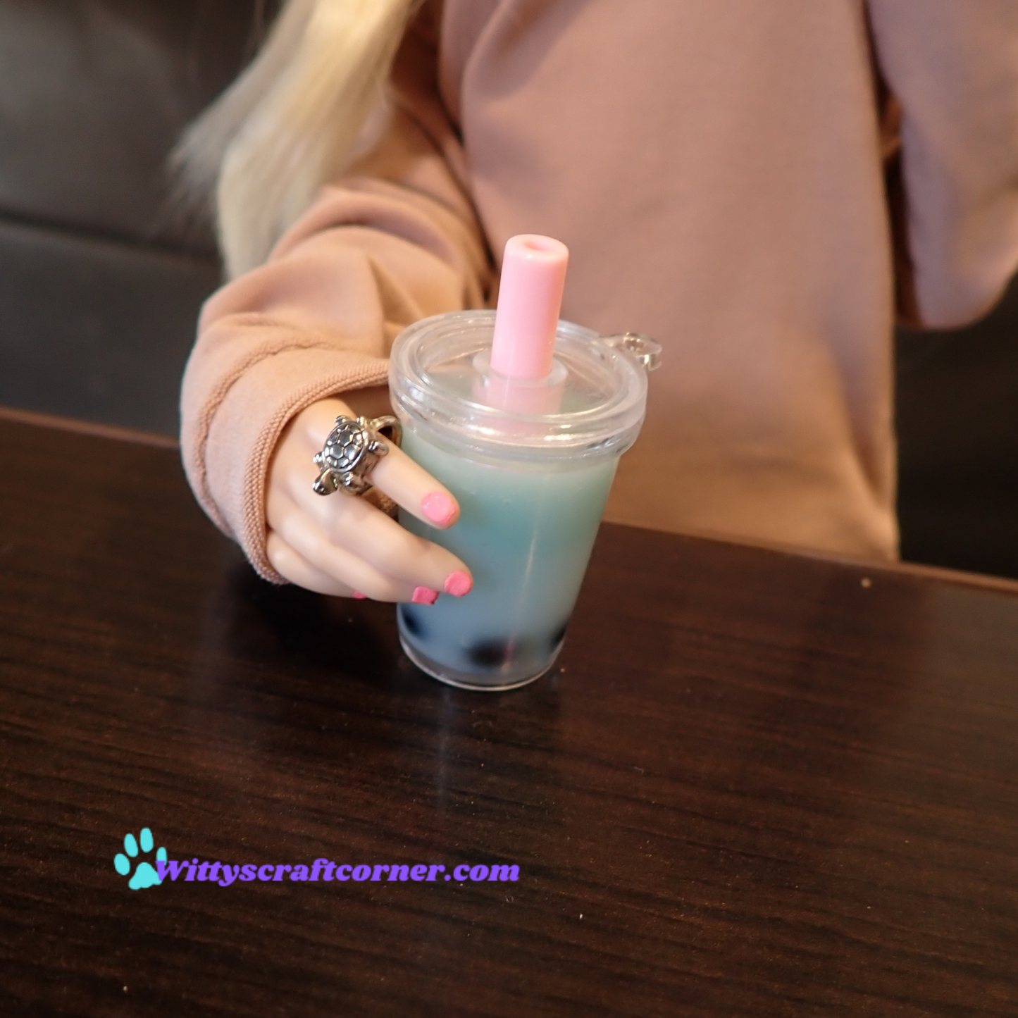 Smart doll Drink Blueberry boba