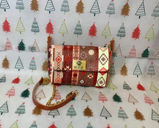 Smart doll purse brown southwestern style