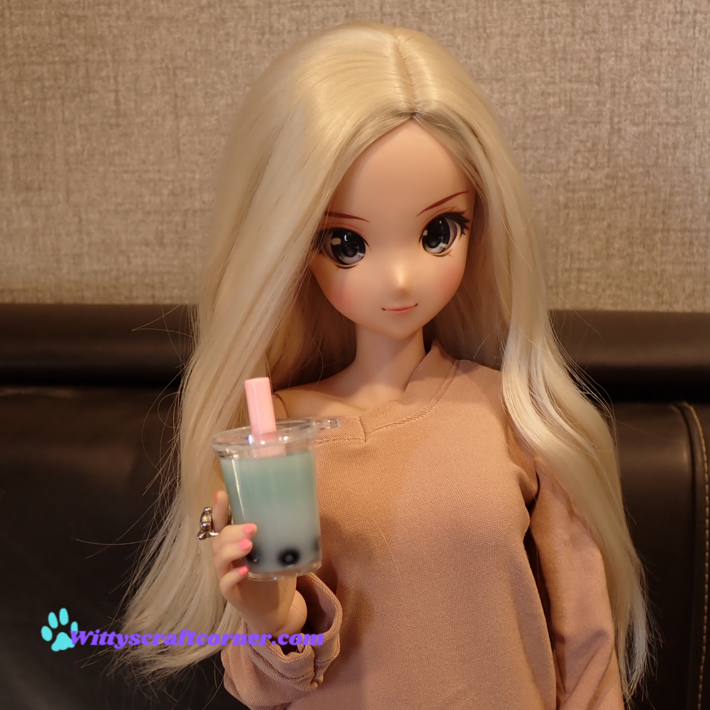 Smart doll Drink Blueberry boba