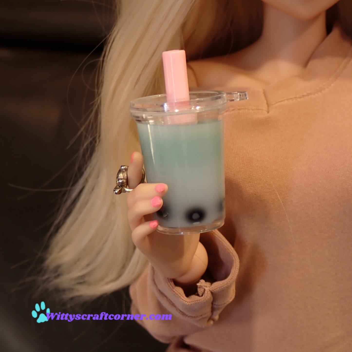 Smart doll Drink Blueberry boba