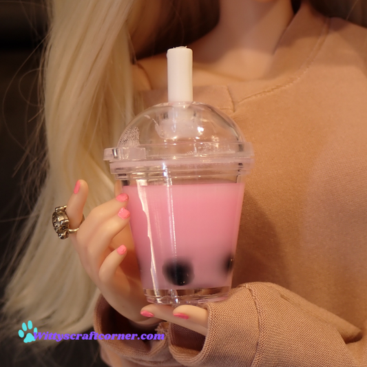 Smart doll Drink Sakura cherry blossom boba