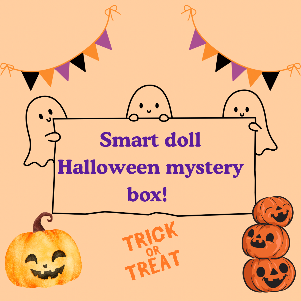 Smart doll Halloween mystery box
