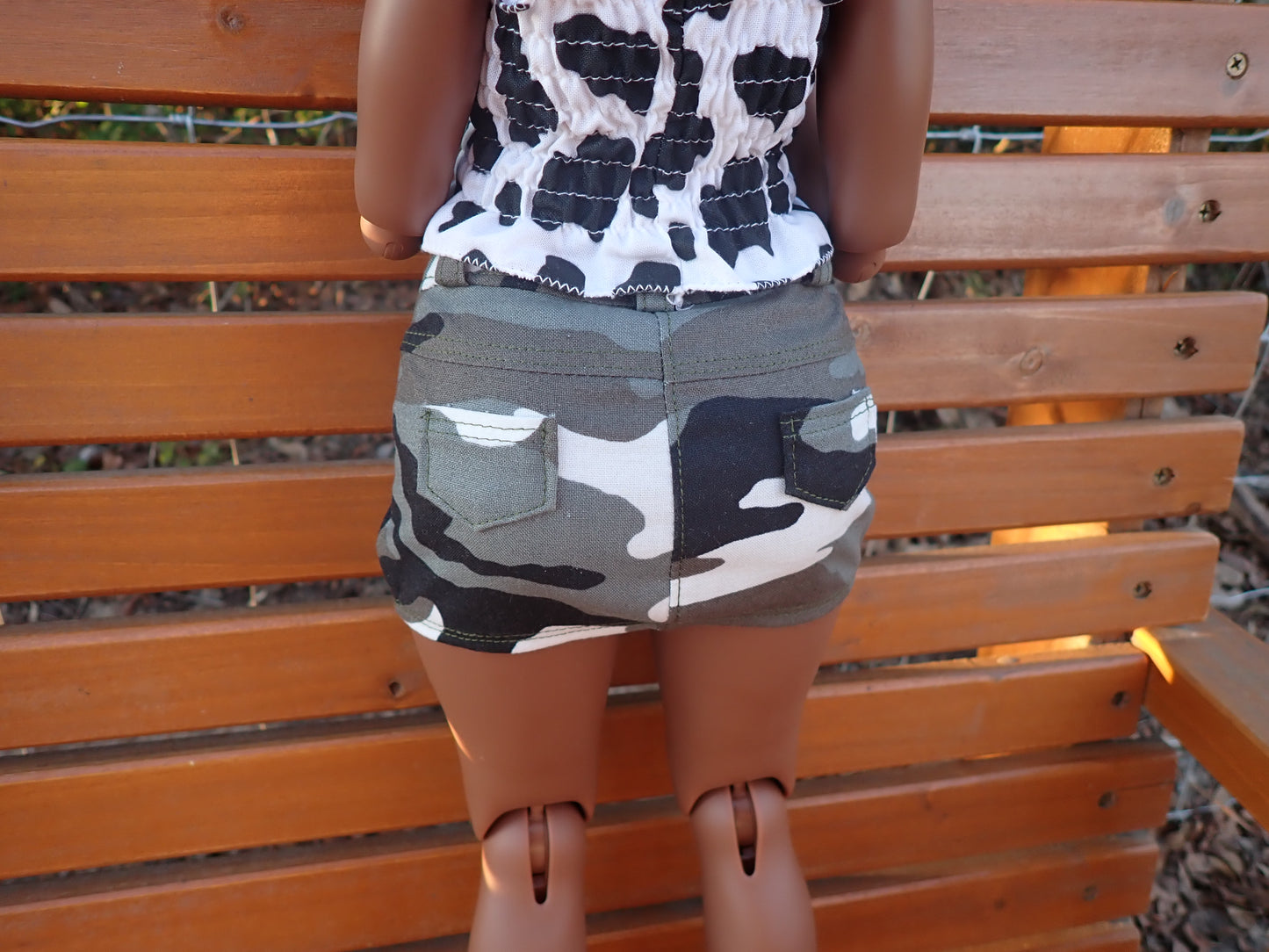 Smart doll Gray Camo Skirt (Pear)