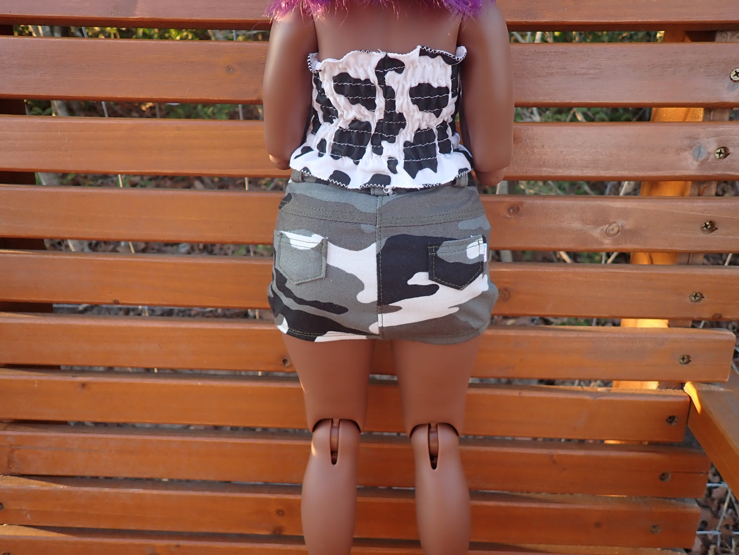 Smart doll Gray Camo Skirt (Pear)