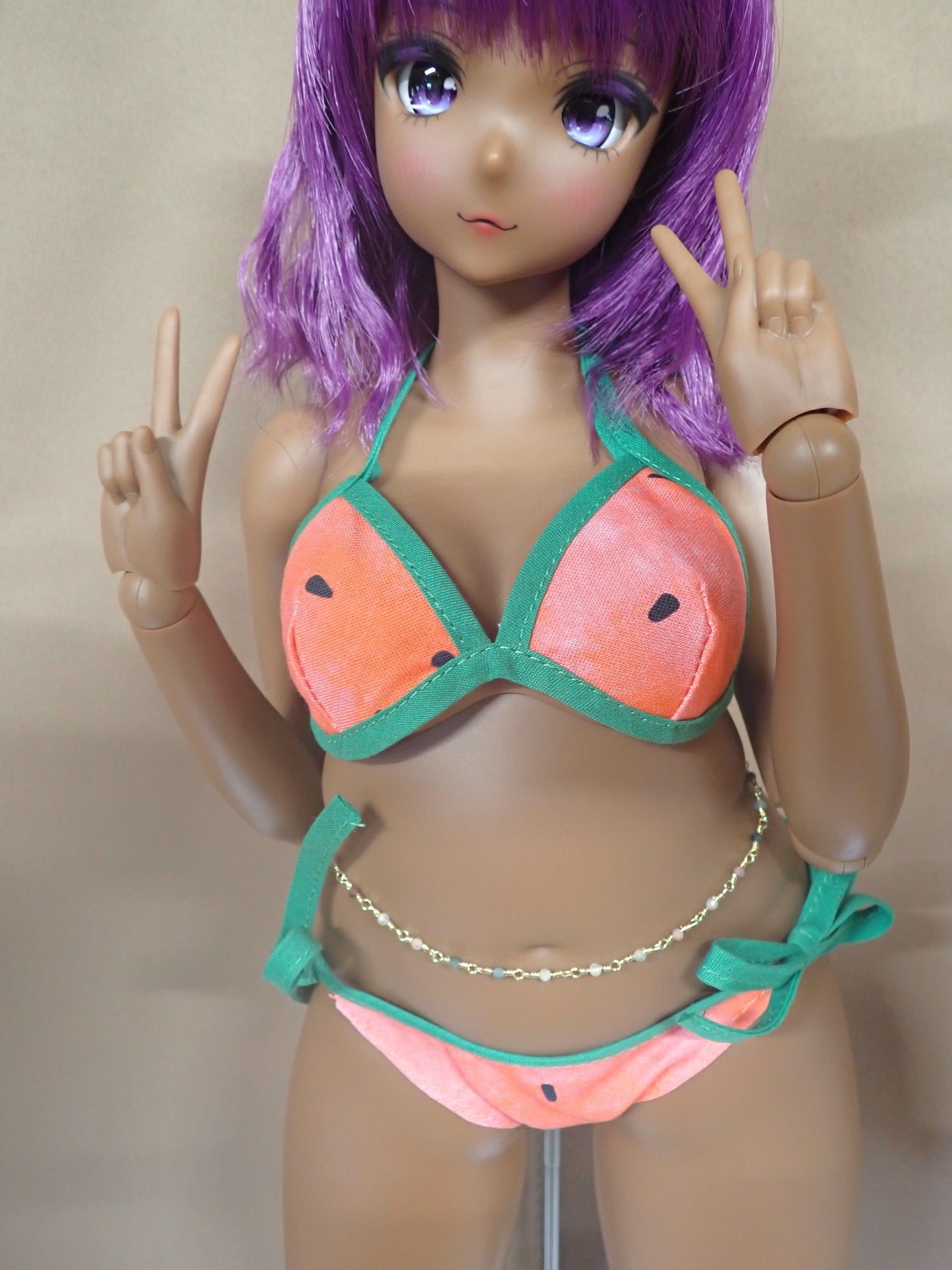 Smart doll watermelon bikini 2 piece swimsuit (Pear)