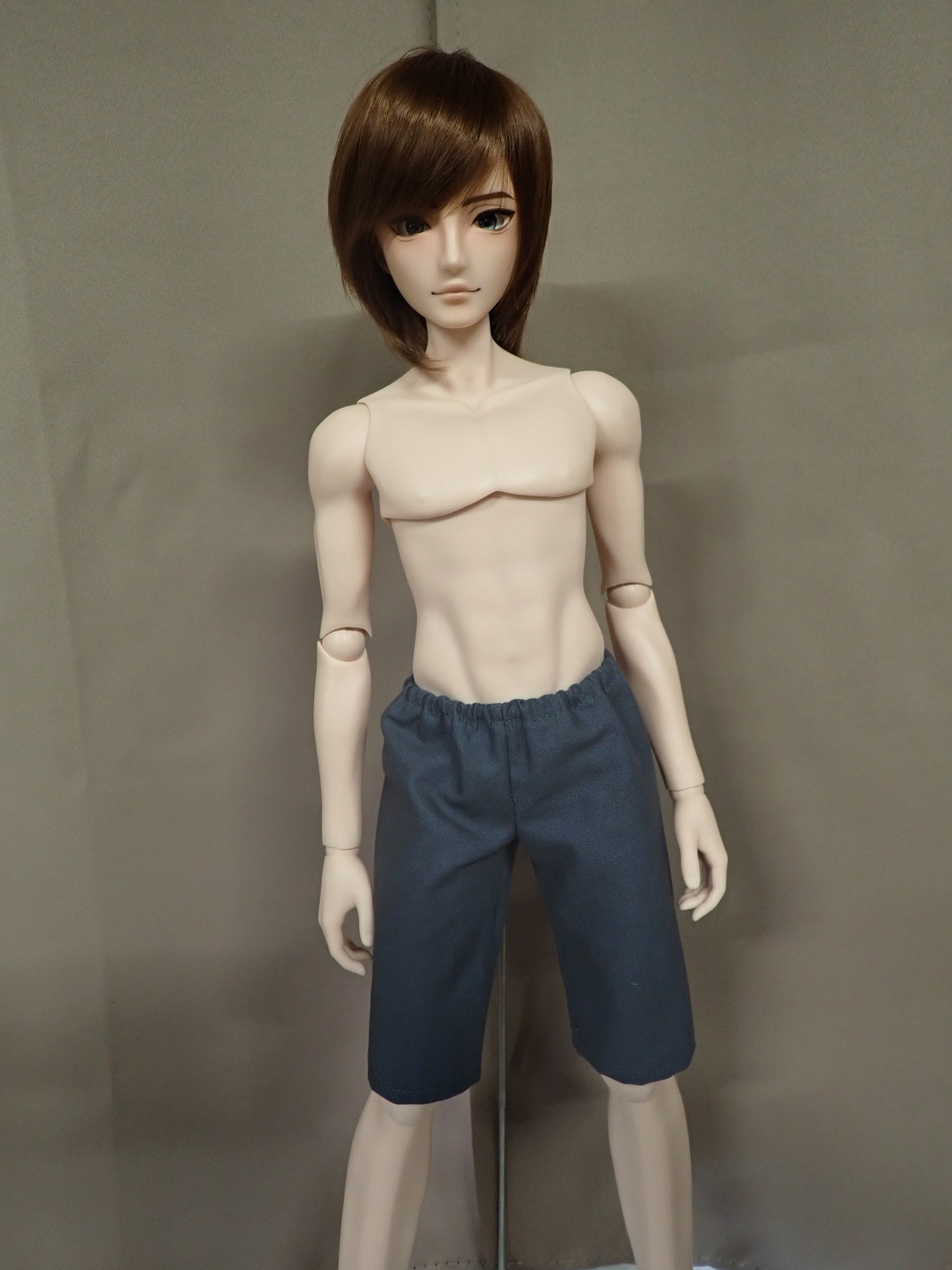 Smart doll guys swim trunks gray