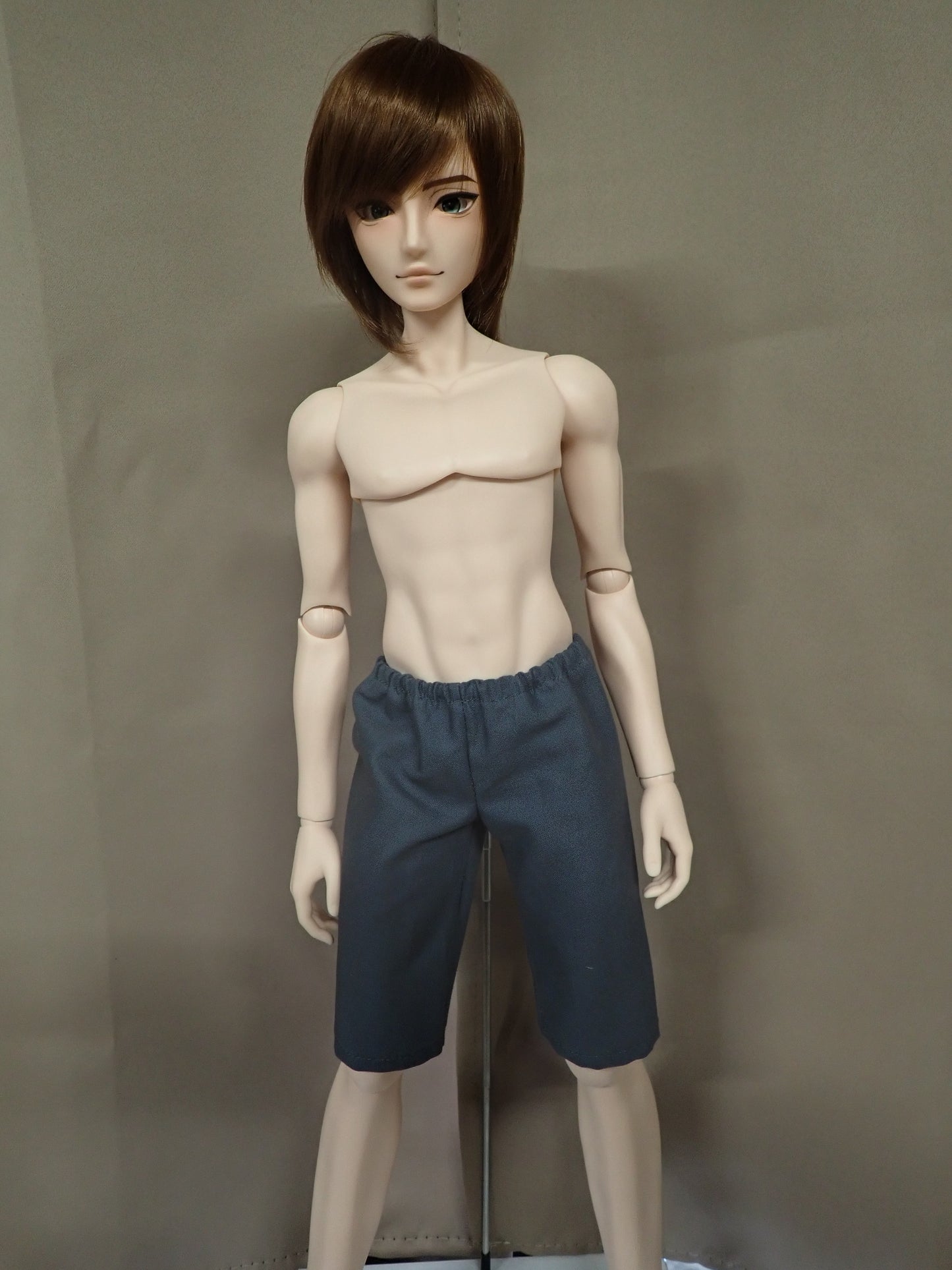 Smart doll guys swim trunks gray