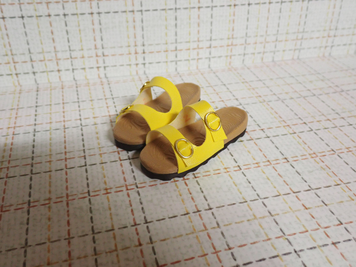 Smart doll cork bottom sandals yellow color (Girls)
