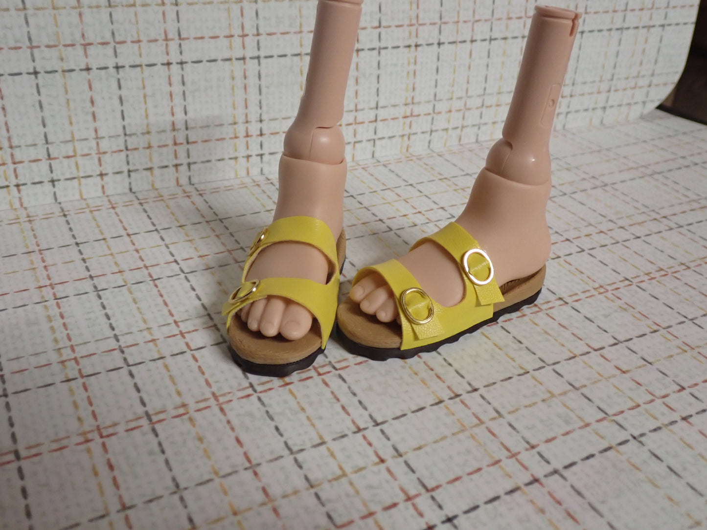 Smart doll cork bottom sandals yellow color (Girls)
