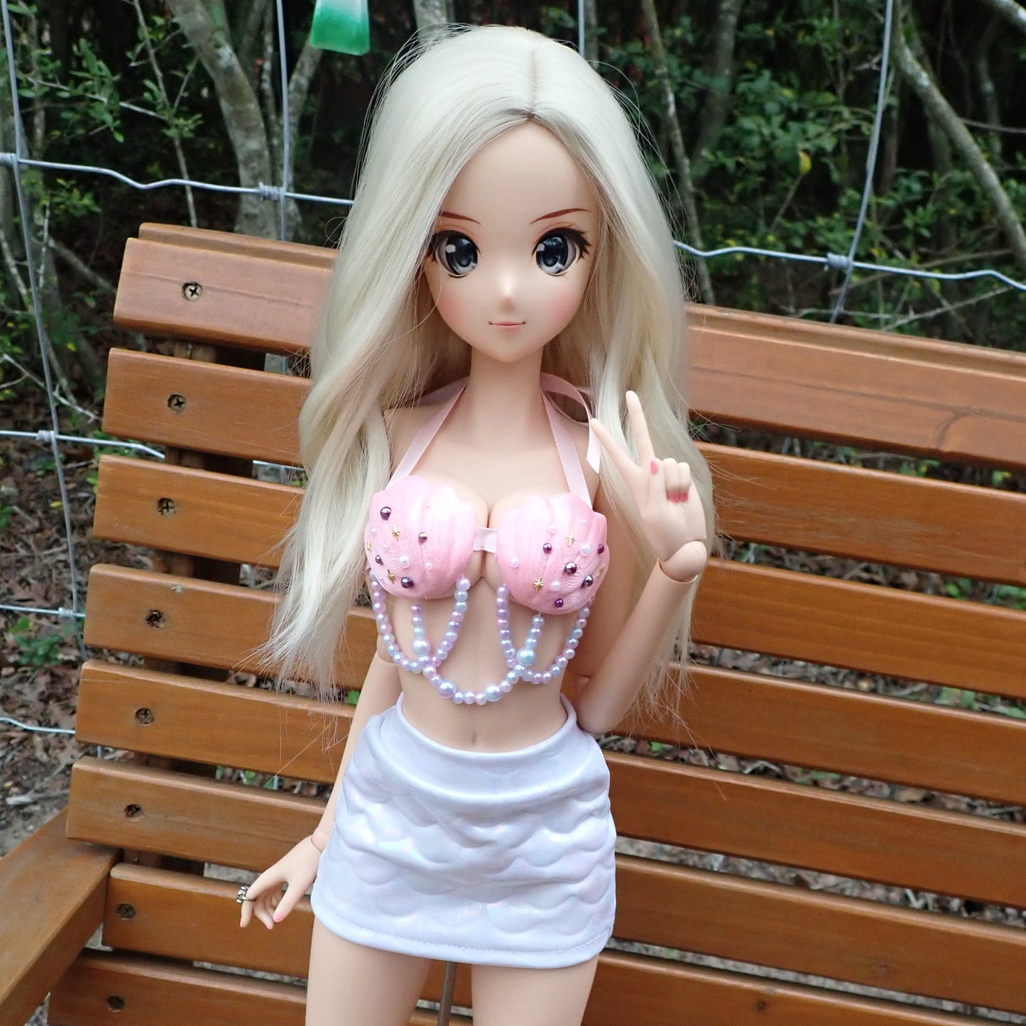 Smart doll mermaid outfit- Pink Opal (Classic)