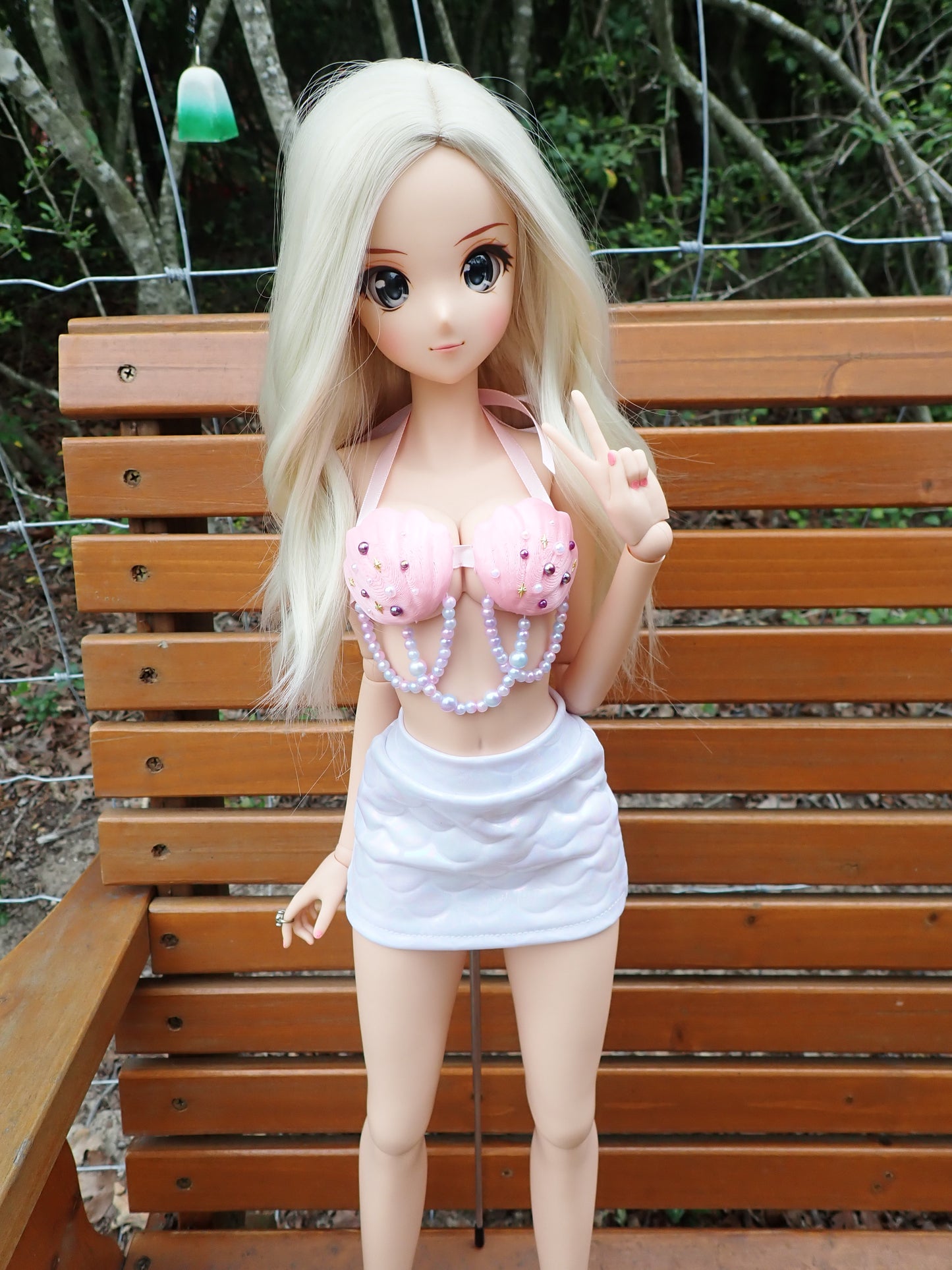 Smart doll mermaid outfit- Pink Opal (Classic)