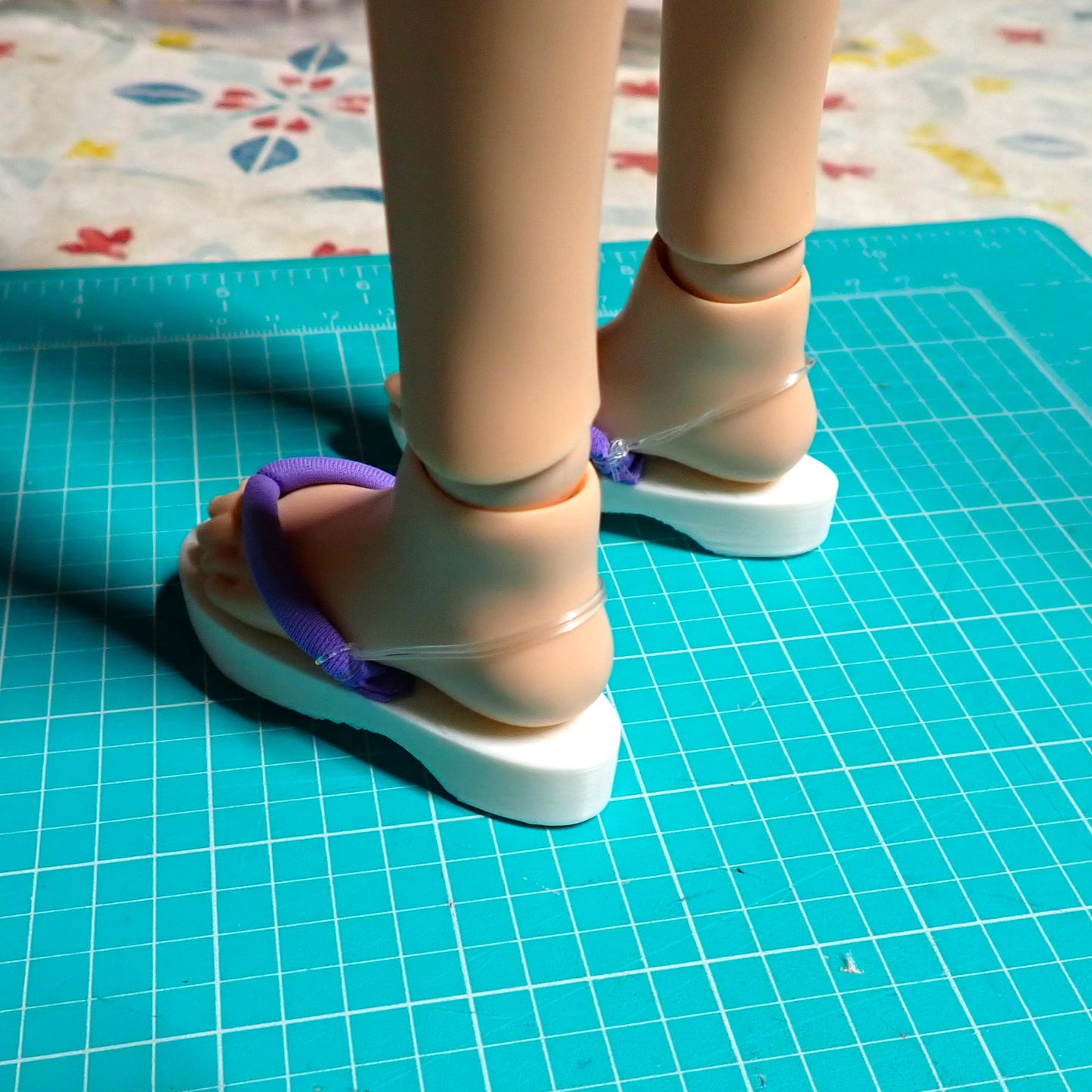 Smart doll girls kimono sandals lilac