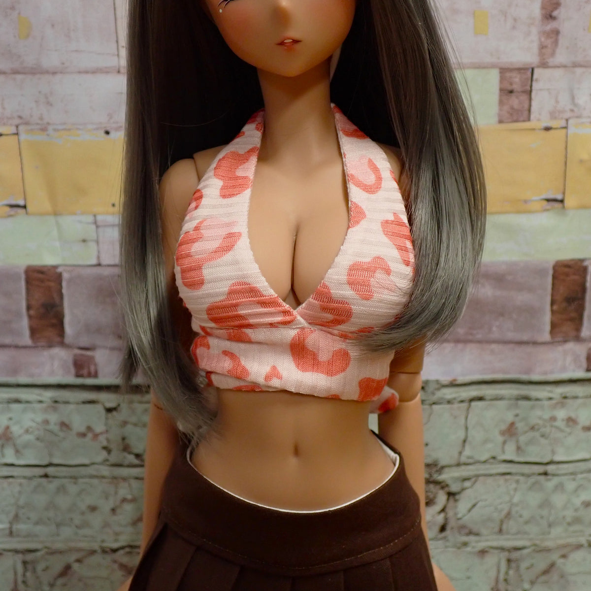 Smart doll Wrap Top Pink Leopard (Classic)