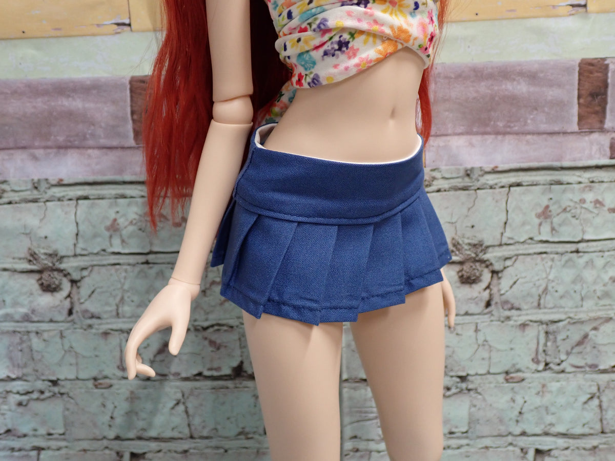 Smart doll Pleated Mini Skirt Blue (Classic)