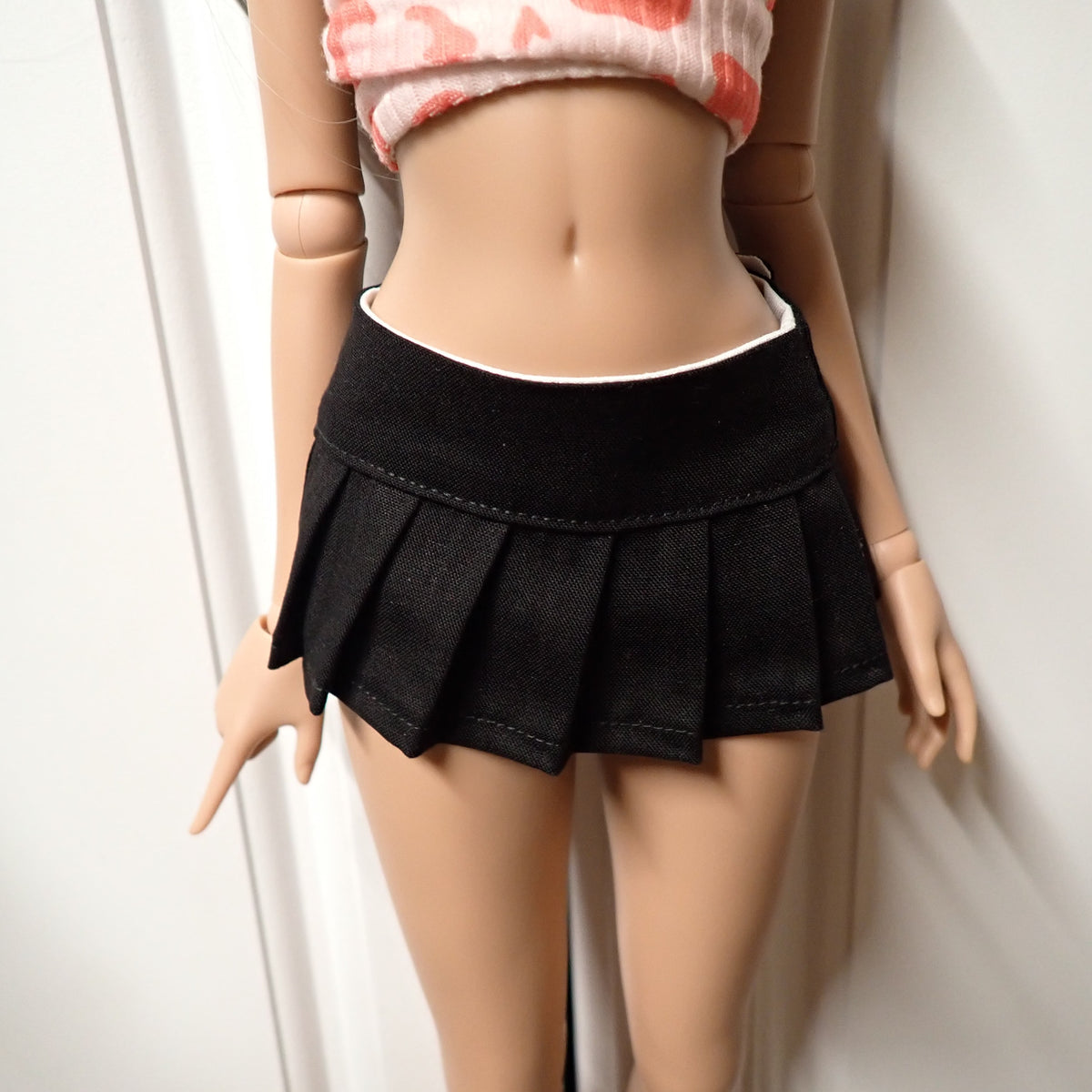 Smart doll Pleated Mini Skirt Black (Classic)