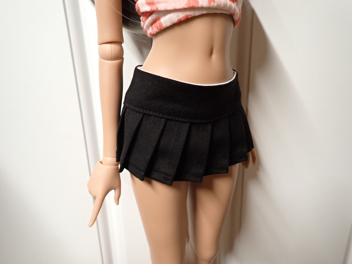 Smart doll Pleated Mini Skirt Black (Classic)