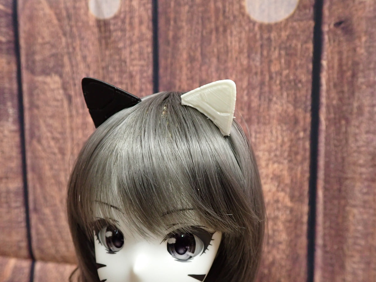 Smart doll Cyber Cat Ears (Black and White)
