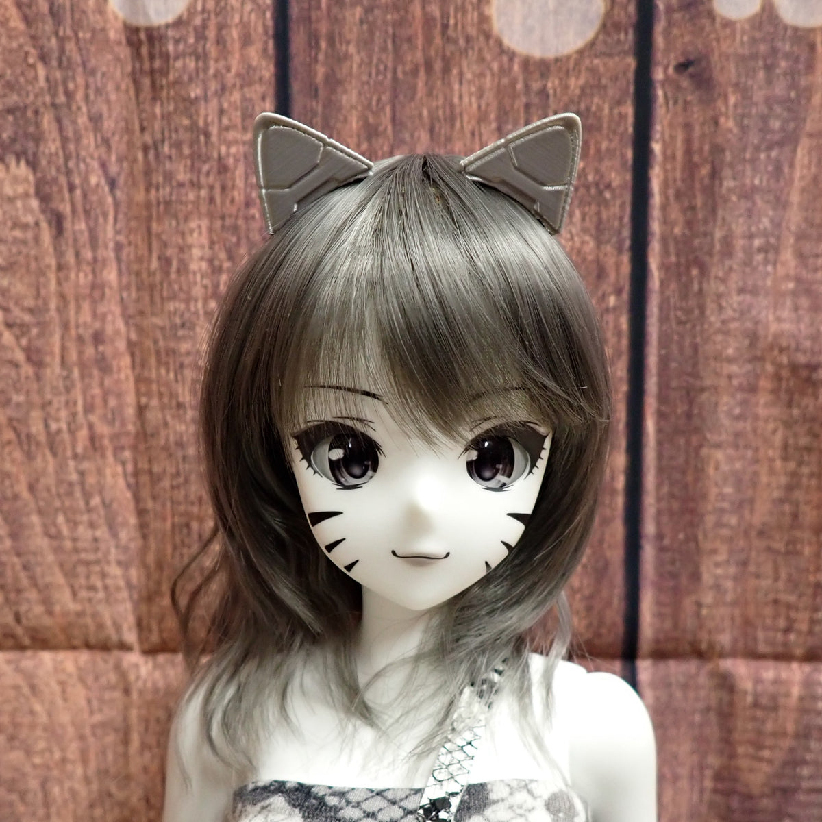 Smart doll Cyber Cat Ears (Silver Metallic)