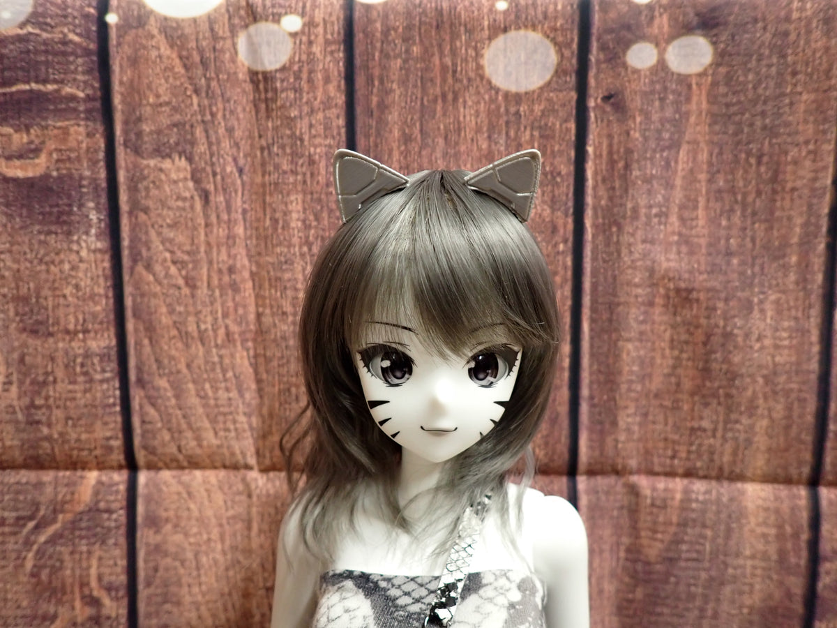 Smart doll Cyber Cat Ears (Silver Metallic)