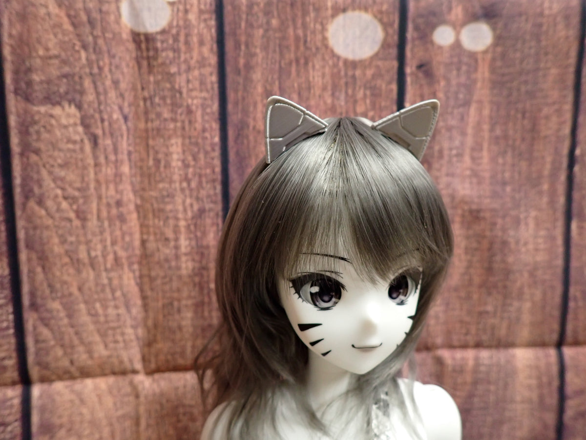 Smart doll Cyber Cat Ears (Silver Metallic)