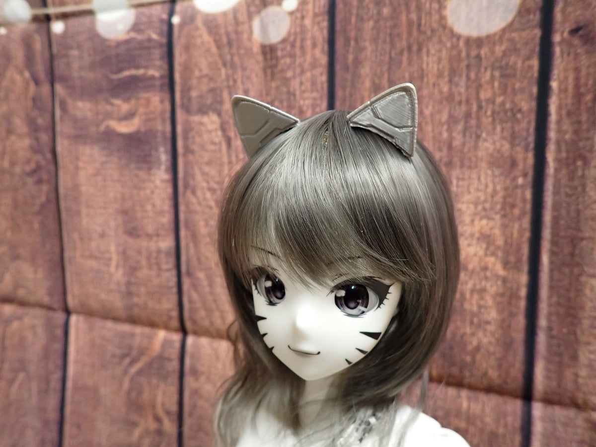 Smart doll Cyber Cat Ears (Silver Metallic)