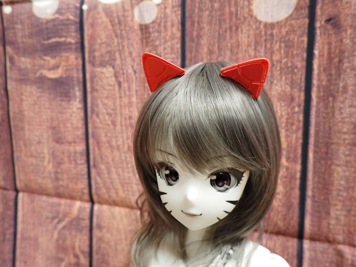 Smart doll Cyber Cat Ears (Red Metallic)