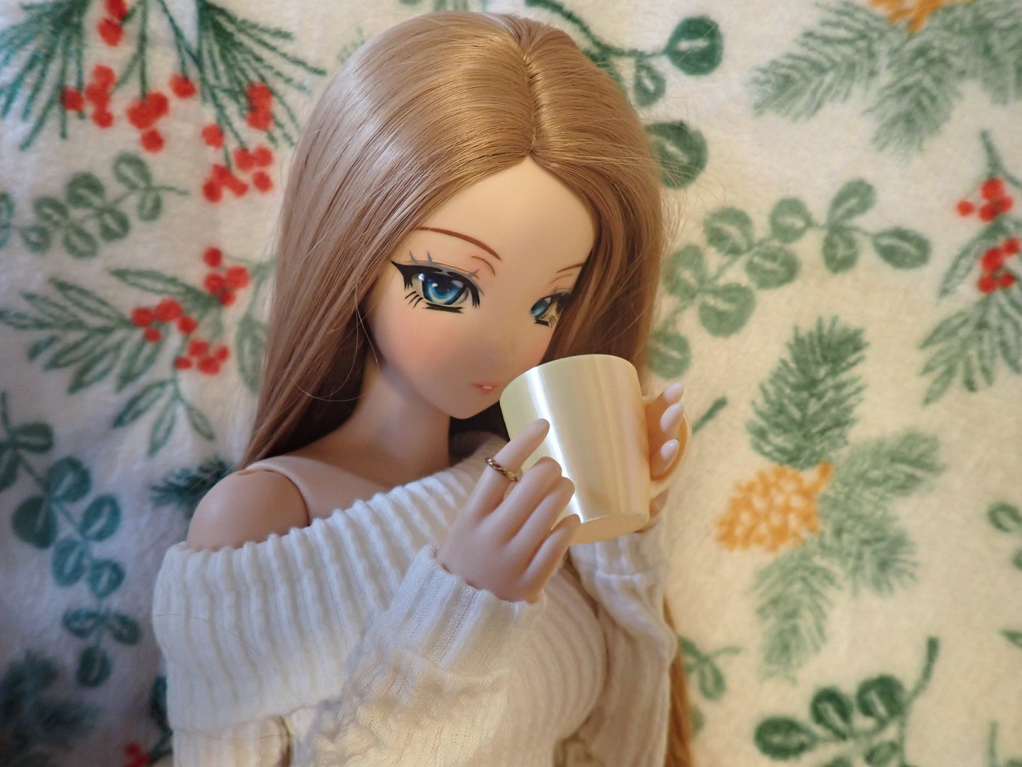 Smart doll 1/3 coffee cups 3D printed yellow gold pink red