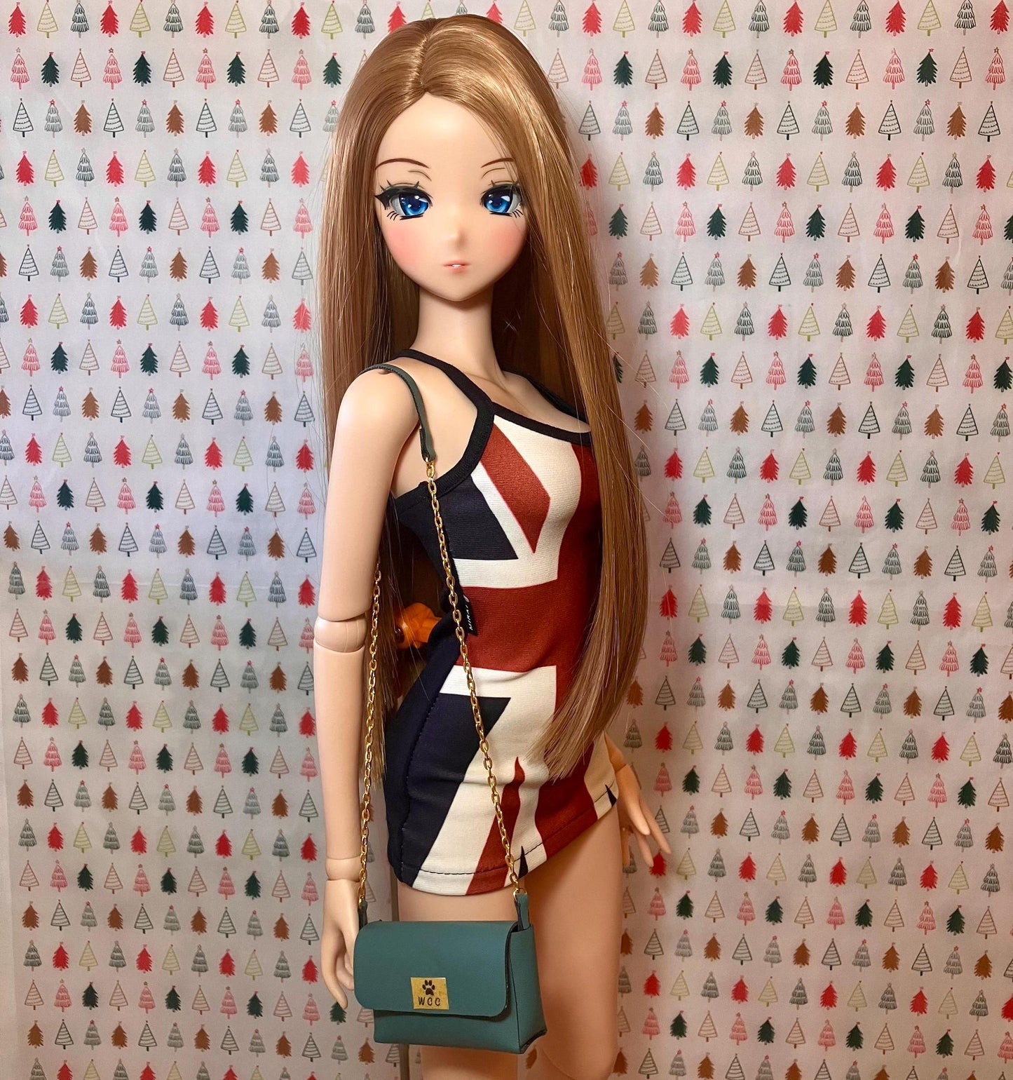 Smart doll purse sage green