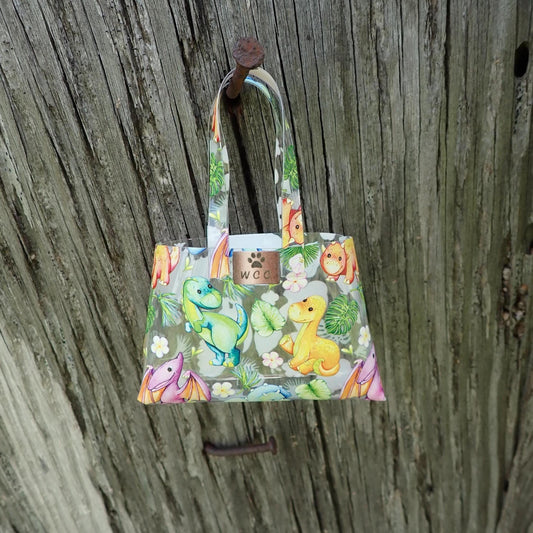 Smart doll clear cute dinosaur print purse