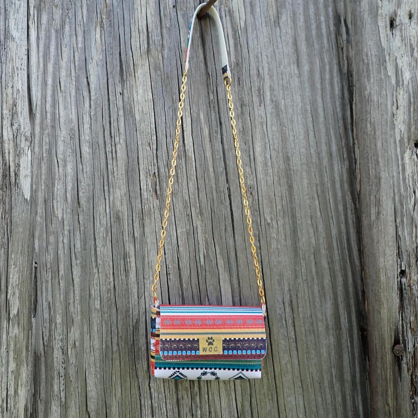 Smart doll purse multicolor southwestern print