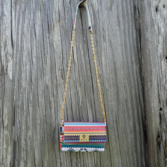 Smart doll purse multicolor southwestern print
